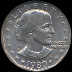 1980S Anthony Dollar Coin Graded GEM (COI-6930)