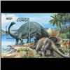 Image 1 : 1993 Congo 400f Dinosaur Souvenier Sheet Mint (STM-0649)