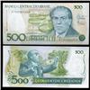 Image 1 : 1986 Brazil 500 Crusados Crisp Uncirculated Note (CUR-05576)