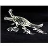 Image 1 : Handcrafted Glass Crocodile Mom & Kids (DEC-386)