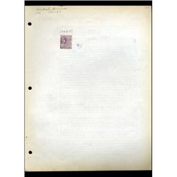 1916 GB Guiana Hand Made Stamp Album Page 1pcs (STM-0121)