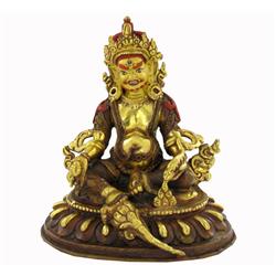 Gilded Bronze Tibet Hindy Diety (ANT-995)