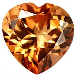 7.47ct Heart Orange Imperial Topaz Appr Est $19k (GEM-27758)