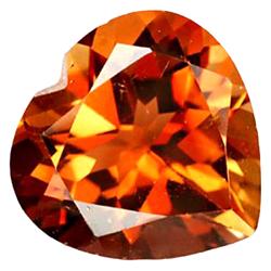 7.17ct Heart Orange Imperial Topaz Appr Est $18k (GEM-27713)