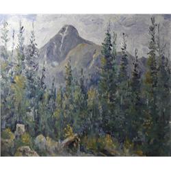 John S. Manson, Oil on Board