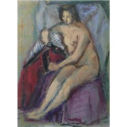 Theresa "Donna" Marecak, Oil on Canvas