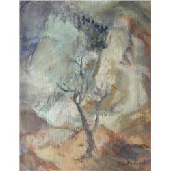 Verna Jean (Morand) Versa, Oil on Board