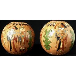 Navajo Pots, Pair