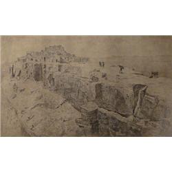 Edward Borein, Etching