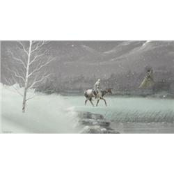 White Buffalo, Mixed Media