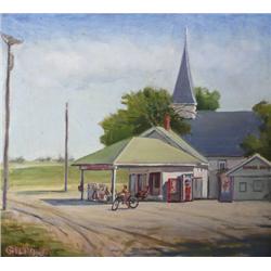 Charles D. Gilmore, Oil on Board