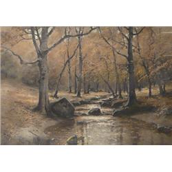 Large Hand Colored Lithograph