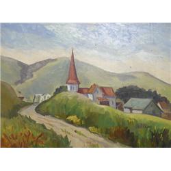 Ted Lewy, Oil on Canvas