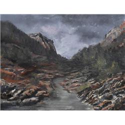 Unsigned Oil on Canvas