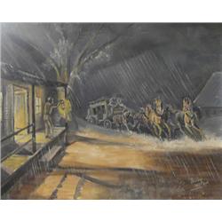 Martha Page, Oil on Board