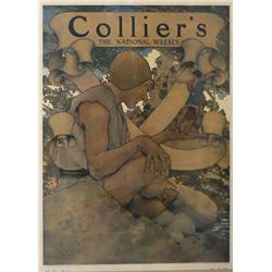 Maxfield Parrish Collier Cover