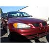 Image 3 : 2003 Red Pontiac Grand-Am 4Dr Sedan