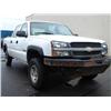 Image 1 : 2003 White Chevrolet Silverado 2500 Hd Crew Cab