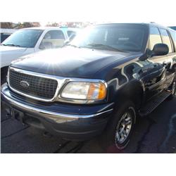 2000 Blue Ford Expedition Xlt 4Dr Suv