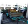 Image 2 : 1984 Green 10' X 5' Flat Deck Trailer 15% Govt
