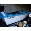 Image 1 : 1969 Blue/White Fiberform 17' Boat With Trailer