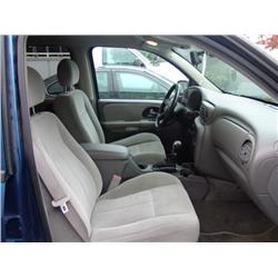 2005 Blue Chevrolet Trailblazer Lt 4Dr Suv