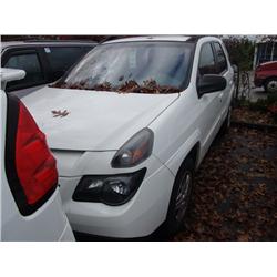 2004 White Pontiac Aztek 4Dr Suv