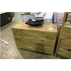 Teak 4 Piece Vanity Set With Vanity Cabinet,