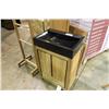 Image 1 : Teak 3 Piece Vanity Bathroom Set With