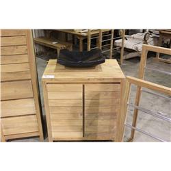 Teak 4 Piece Vanity Set With Vanity Dresser,