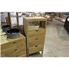 Image 2 : Teak 5 Piece Vanity Set With Vanity Counter,