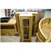 Image 2 : Teak 6 Piece Bathroom Vanity Set With Wall Mount