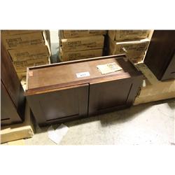 Mahogany 36" X 18" Wall Cabinet
