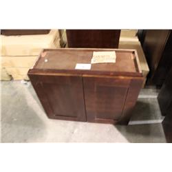 Mahogany 30" X 24" Wall Cabinet