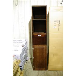 Mahogany 21"X 94" Pantry Cabinet