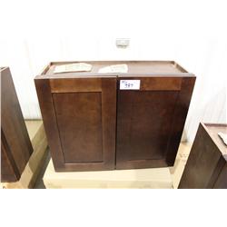 Mahogany 33"X27" Wall Cabinet
