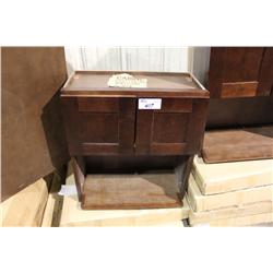 Mahogany 27" X 30" Microwave Wall Cabinet