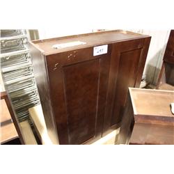 Mahogany 33" X 36" Wall Cabinet