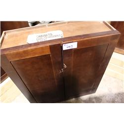 Mahogany 36" X 40"  Wall Cabinet