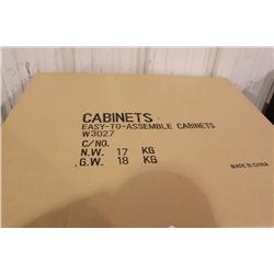 Mahogany 30" X 27" Wall Cabinet