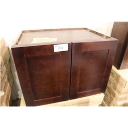 Mahogany 33" X 24" X 24"  Wall Cabinet