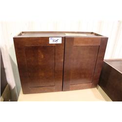 Mahogany  27" X 27"  Wall Cabinet