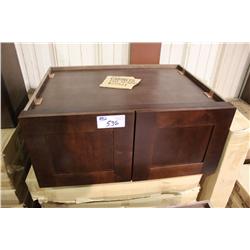 Mahogany  33" X 15" X 24"  Wall Cabinet