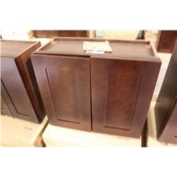 Mahogany 27" X 24" Wall Cabinet