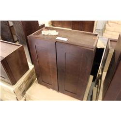 Mahogany 24" X 27" Wall Cabinet