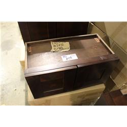 Mahogany 24" X 12" Wall Cabinet