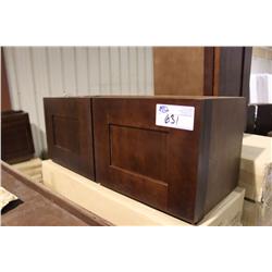 Mahogany 30" X 12" Wall Cabinet