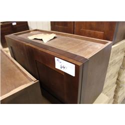 Mahogany 30" X 15" Wall Cabinet