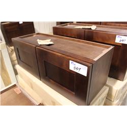 Mahogany 33" X 12" Wall Cabinet