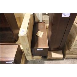 Mahogany 36" X 12" Wall Cabinet